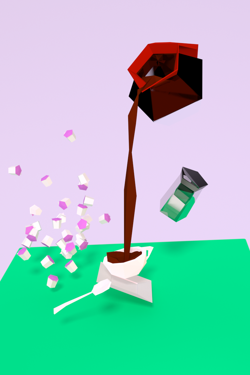 Coffee Low Poly